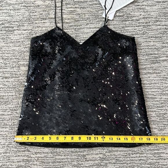 NWT IRO ERNA Black Sequins Top Small - Picture 9 of 15